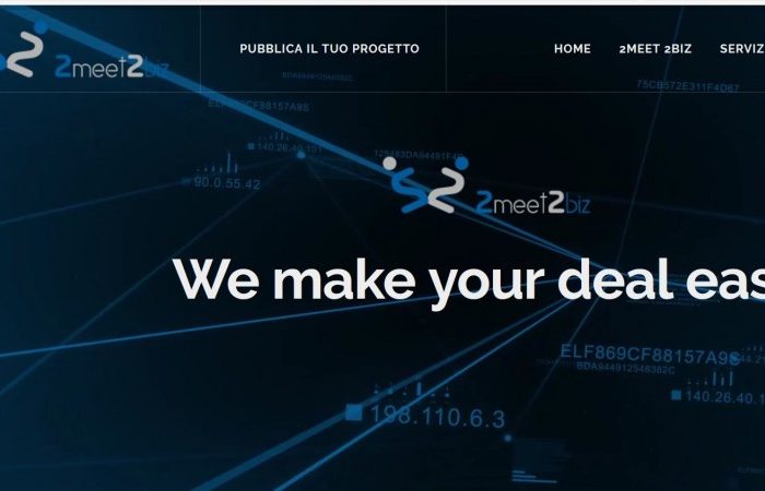 Nasce 2Meet2Biz.com, il primo marketplace per investitori e aziende