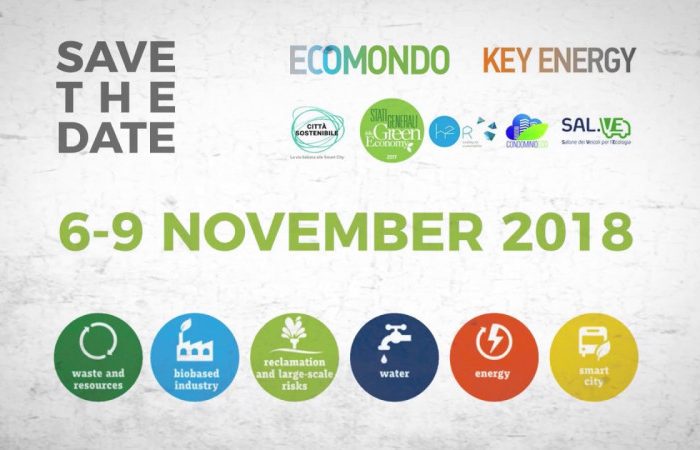 KEY ENERGY-ECOMONDO 2018: verso un progresso responsabile