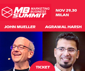 Al Marketing Business Summit ci sarà AGRAWAL HARS, il blogger indiano n.1, e JOHN MUELLER Webmaster Trends Analyst Google