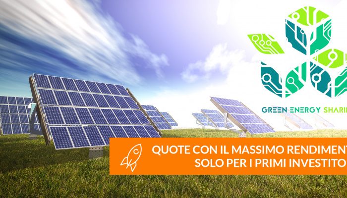 Al via l'Equity Crowdfunding di Green Energy Sharing per investire nel green anche con pochi capitali