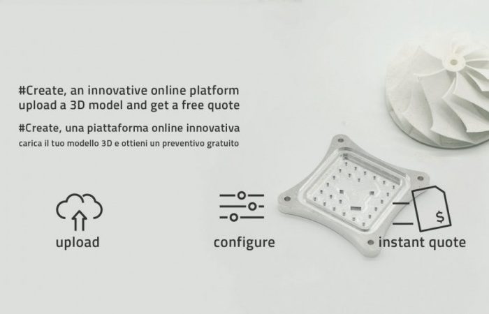 CREATE SI RINNOVA. NON SOLO STAMPA 3D, MA ANCHE CNC E BITCOIN SULLA PIATTAFORMA DI 3DRAP