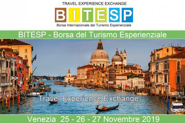 Torna a Venezia BITESP,  BORSA INTERNAZIONALE DEL TURISMO ESPERIENZIALE - 25/26/27 novembre 2019