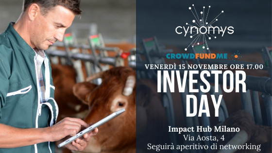 Cynomys tutto pronto per l'Investors Day a Milano, prosegue la campagna con successo su crowdfundme ed è l'unica startup italiana nelle TOP FINALIST di FeedTheFuture by Lely, leader mondiale dell'industria lattiero-casearia