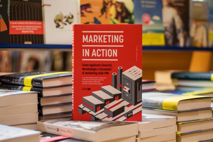 E' uscito MARKETING IN ACTION, il libro che risponde concretamente ai 7 bisogni formativi più ricorrenti tra le PMI