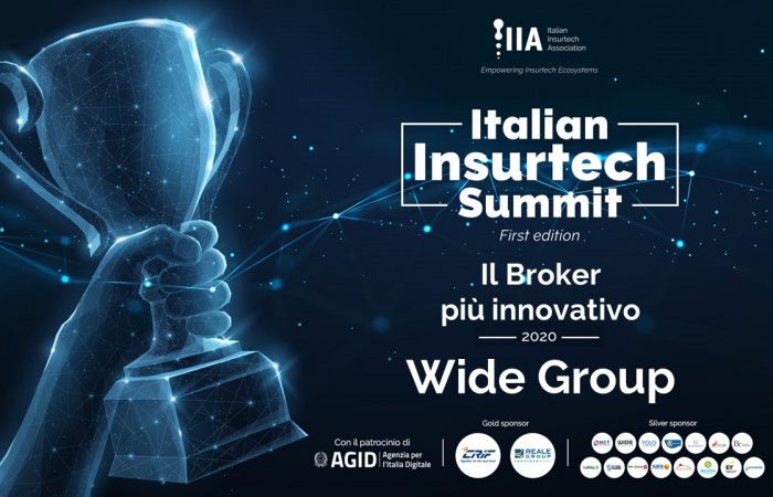 Wide Group SpA vince nella categoria “​il Broker più innovativo​” degli Italian Insurtech Awards 2020