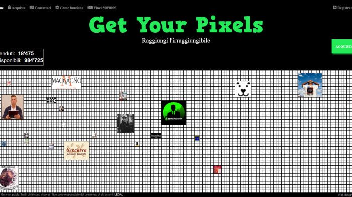 “Get your pixels”: il nuovo sistema pubblicitario per aziende e artisti