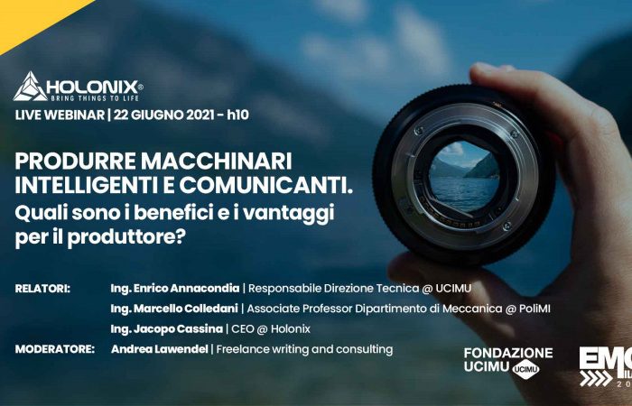 Al via il primo webinar interamente dedicato ai produttori di macchinari industriali