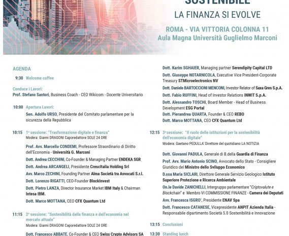 LA TRASFORMAZIONE DIGITALE PER UN’ECONOMIA SOSTENIBILE