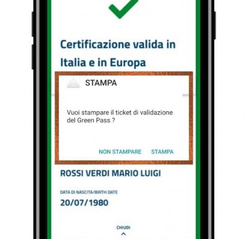 L'azienda milanese Zenyth dopo GPCheck (sistema automatico di lettura del Green Pass) lancia la prima App che snellisce i controlli del super green pass attraverso la stampa di un ticket cartaceo