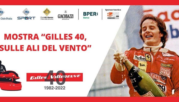 Giacobazzi Vini rende omaggio a Gilles Villeneuve- Museo Cantina Giacobazzi Nonantola (Mo)