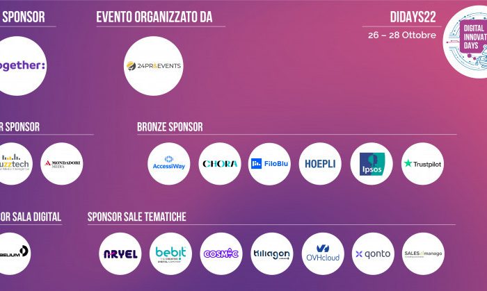 DIGITAL INNOVATION DAYS, racconta “Human for Future”, attraverso un panel di relatori d’eccezione e i case study di importanti aziende!  Dal 26 al 28 ottobre 2022 al Talent Garden di Milano.