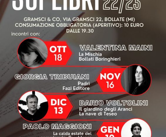 CONGETTURE SUI LIBRI 2022/2023 - Secondo appuntamento con Giorgia Tribuiani il 16 novembre