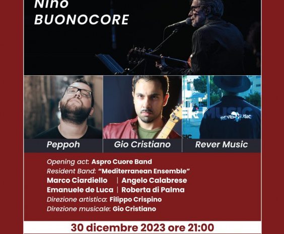 Premio Musicale con Nino Buonocore, Gio Cristiano, PeppOh e molti altri