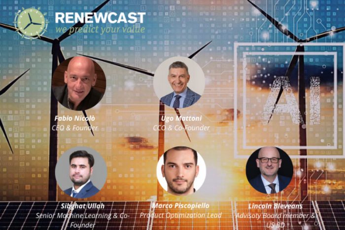 Renewcast chiude con successo un Seed Round da 850.000 euro per rivoluzionare le previsioni di produzione energia eolica