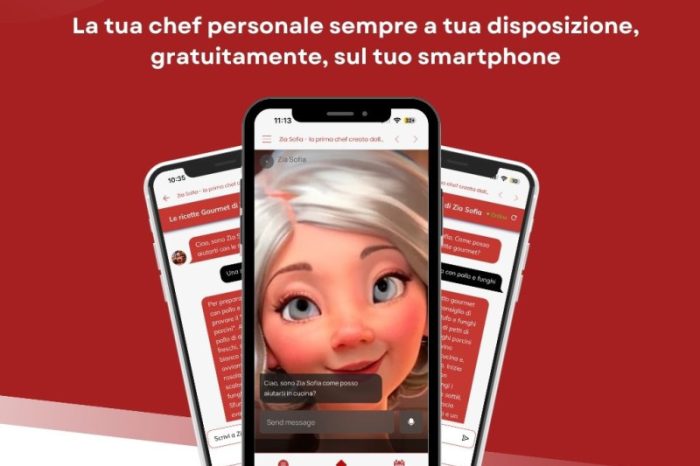 Arriva l’app di Zia Sofia: la prima chef creata dall’intelligenza artificiale che esplora le tradizioni culinarie italiane